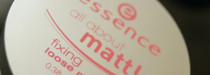 "Железобетонное" матирование - возможно ли? Essence All About Matt Fixing Loose Powder