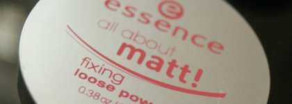 "Железобетонное" матирование - возможно ли? Essence All About Matt Fixing Loose Powder
