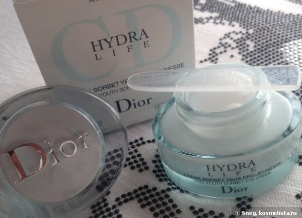 Dior Hydra Life Pro-Youth Sorbet Eye Creme – Увлажняющий крем-сорбэ для контура глаз, предотвращающий старение кожи