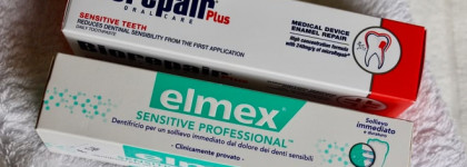 Зубные пасты для чувствительных зубов из Италии Elmex и Biorepair