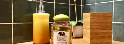 Origins Modern Friction Cleansing Oil with Radiance-Boosting White & Purple Rice