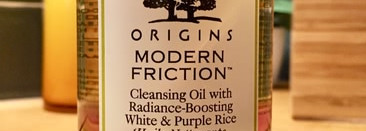 Origins Modern Friction Cleansing Oil with Radiance-Boosting White & Purple Rice