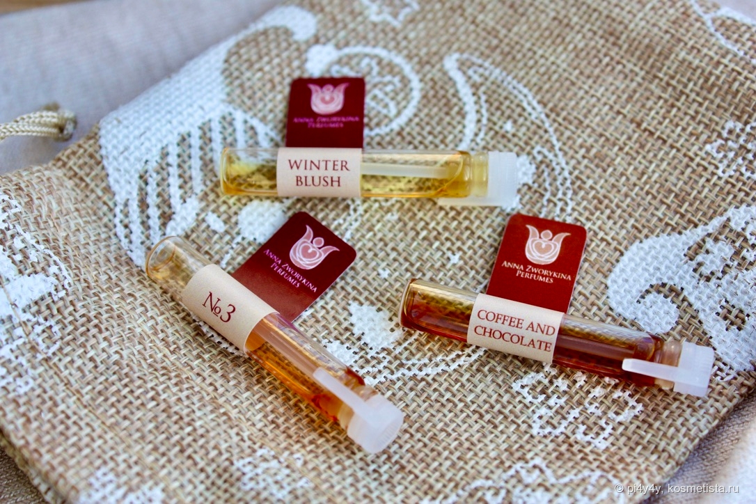 Anna Zworykina Perfumes: Winter Blush, Coffee and Chocolate и №3