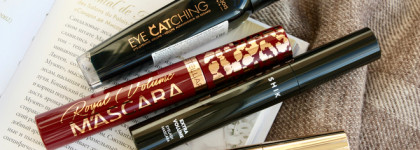 Туше. Сравниваю 4 бюджетных туши для ресниц в разных оттенках