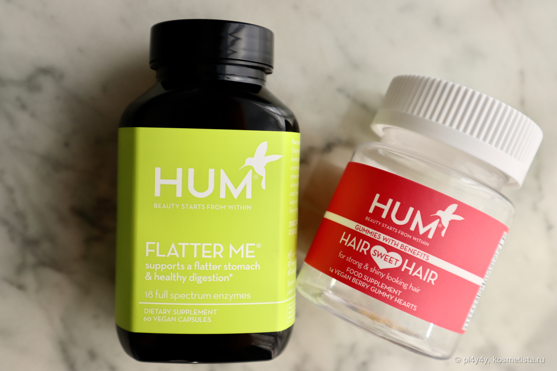 HUM Nutrition: Flatter Me Healthy Digestion Supplement и Hair Sweet Hair
