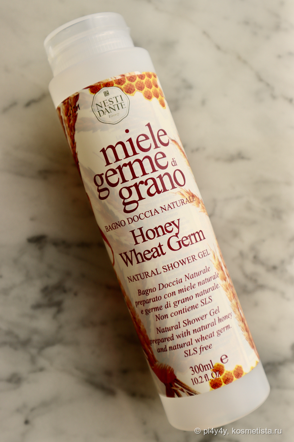 Nesti Dante Honey Wheat Germ Natural Shower Gel
