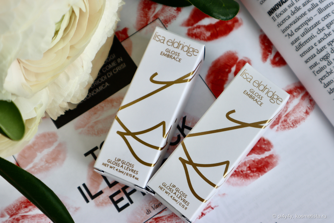 Lisa Eldridge Gloss Embrace Lip Gloss: Muse и Dancing Rose
