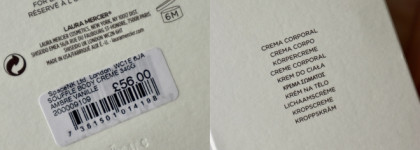 Наиприятнейший крем для тела Laura Mercier Ambre Vanille Body Cream