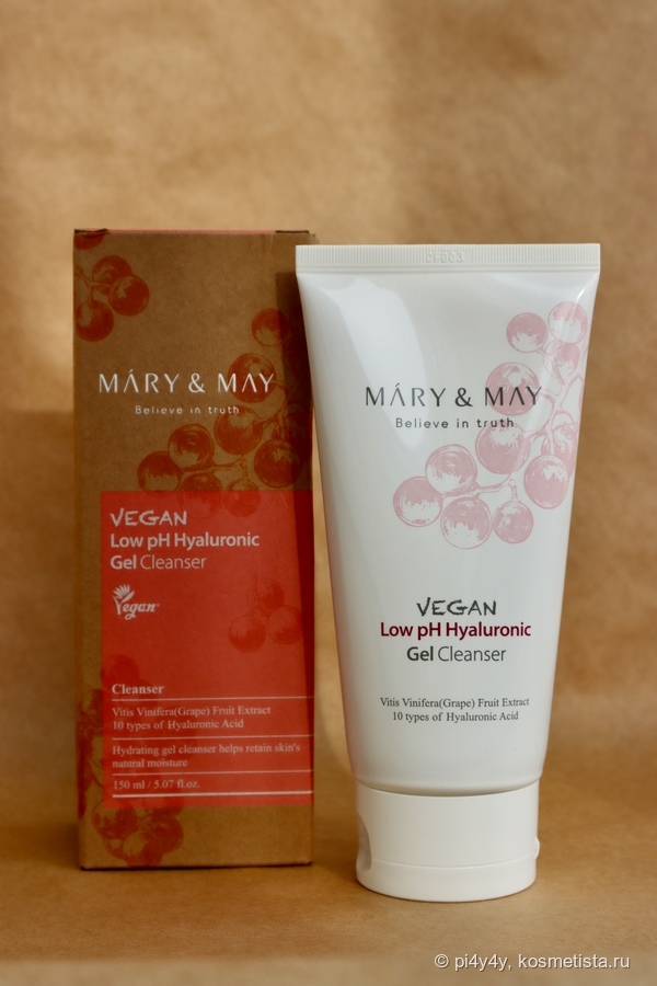 Mary & May Vegan Low pH Hyaluronic Gel Cleanser