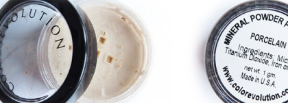 Минеральная пудра в четырех оттенках: Colorevolution Mineral Powder Foundation Porcelain, Sandstone, Toffee, Honey