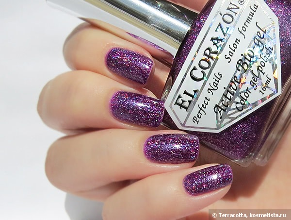 El Corazon Active Bio-Gel Color Gel Polish №423/504 Large Hologram