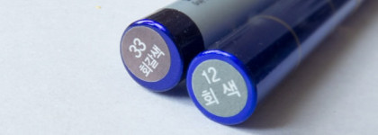 Необычные карандаши для бровей VOV Aigrese Eyebrow Pencil 33 Gray Brown и 12 Gray