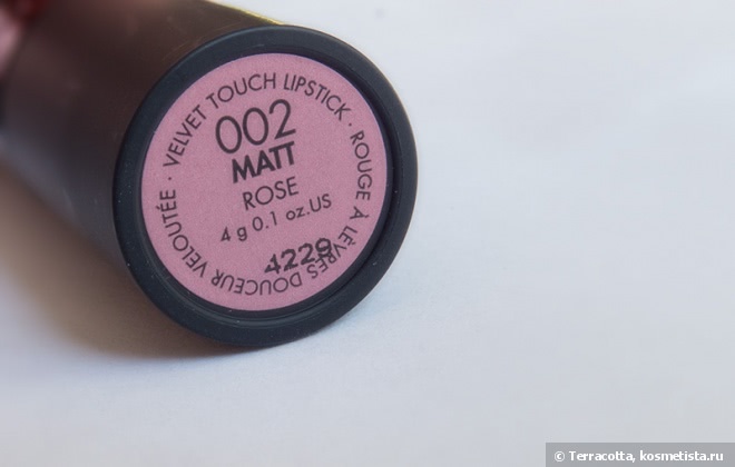 Gosh Velvet Touch Lipstick 002 Matt Rose