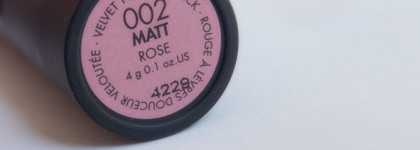 Gosh Velvet Touch Lipstick 002 Matt Rose