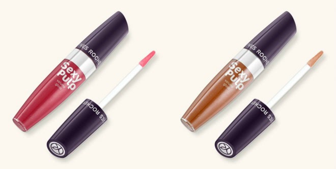 Yves Rocher Sexy Pulp Volume Gloss 02 Rose Indien и 07 Beige Dore - Объёмные блески для губ