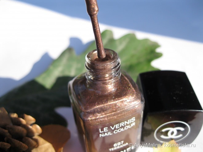 Золотая осень с летним Chanel Le Vernis #697 Terrana