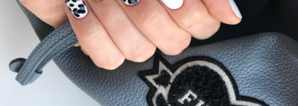 Урок по безвкусному маникюру: синий леопард