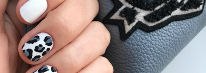 Урок по безвкусному маникюру: синий леопард