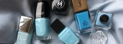 Пять оттенков неба: мои голубые лаки ArtDeco, Chanel, Dior, YSL, Guerlain