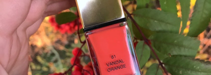 Верните лаки Yves Saint Laurent! La Laque Couture Vandal Orange #81