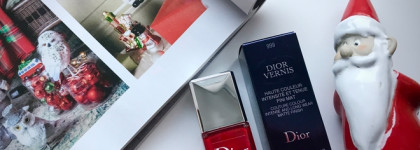 Матовый красный: праздничный маникюр Dior Vernis Nail Laquer #999 Rouge Matt