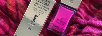 Кто-нибудь ещё носит розовый маникюр? YSL La Laque Couture #84 Catch Me Fuchsia