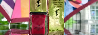 Купила, чтобы купить. Малиновое желе Yves Saint Laurent La Laque Couture #85 Desire Me Red
