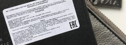 Набор базовых кистей косметичке Zoeva Pink Elements Classic Set: коза и синтетика