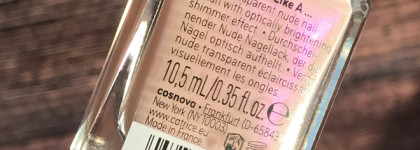 Ещё один нескучный нюд с розовым шифтом: Catrice More Than Nude Nail Polish 08 Shine Pink Like A