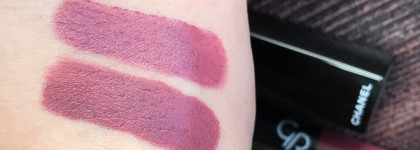 Дешево vs Дорого: Golden Rose Matte Lipstick Crayon 19 как бюджетный аналог Chanel Rouge Allure Velvet №45 L’Adorée