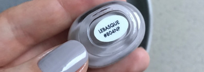 Осенний минимализм на ногтях: серый лак Nailor nail polish #802 Lebasque Лебаск