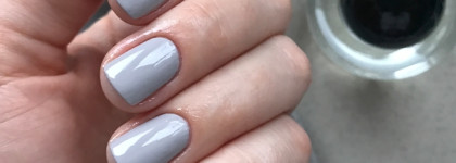 Осенний минимализм на ногтях: серый лак Nailor nail polish #802 Lebasque Лебаск