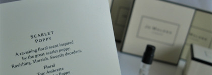 Чем пахнут маки? Восточный пудровый аромат Scarlet Poppy Intense Jo Malone London