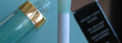 Ничего необычного, так, зеленый Chanel Rouge Coco Gloss 818 Fraicheur или мой самый интересный блеск для губ 2022