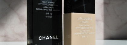 Chanel Vitalumiere Aqua Ultra Light Skin Perfecting Makeup SPF 15 10 Beige - вторая кожа и сияющий тон