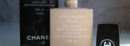 Chanel Vitalumiere Aqua Ultra Light Skin Perfecting Makeup SPF 15 10 Beige - вторая кожа и сияющий тон