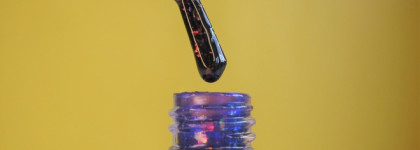 Салют в ночном небе: стекло и слюда Masura Nail Polish Ночное рандеву 1635