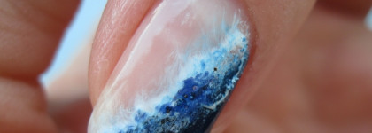 Синее стекло - поймать удачу за хвост. Chanel Le Vernis Longwear Nail Colour Rhythm #763