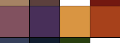 Палитра "Восточного Экспресса": Viseart Dark Matte Palette, матовые тени для смоки на осень