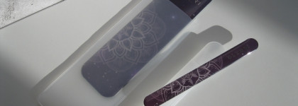 Подарочный набор Olzori VirGo Universe: стеклянная пилка для маникюра и педикюра - блеск и гладкость