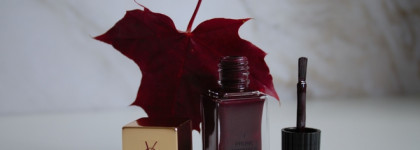 Закат легенды: темно-бордовый лак YSL La Laque Couture # 7 Prune Minimale