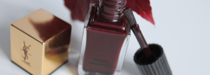 Закат легенды: темно-бордовый лак YSL La Laque Couture # 7 Prune Minimale