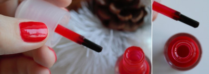 Красный, значит новогодний: лак-стекло или желе Essence Glossy Jelly Nail Polish 03 Sugar High