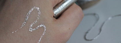 Зря не купила бы сама: глиттерная подводка Divage Shimmer & Shine Liquid Eyeliner 01