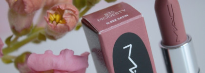 Герой не моего романа: Mac Macximal Sleek Satin оттенок Modesty 835 - скромный сатиновый розовый нюд