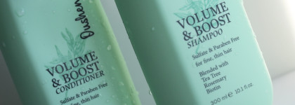 Oushen Volume & Boost Shampoo, Conditioner - розмариновая любовь для очищения волос