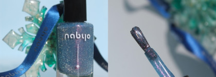 Вслед уходящей зиме: катафоты с розовыми искрами на ногтях Nabyo Живой Журнал