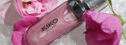 Розовое золото с ароматом шоколада: Kiko 3D Hydra Lipgloss 27 Pearly Lavender