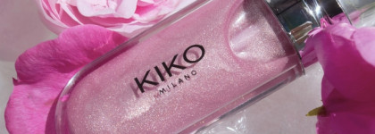 Розовое золото с ароматом шоколада: Kiko 3D Hydra Lipgloss 27 Pearly Lavender