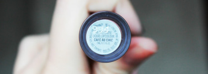 Согревающий кофе с Mac retro matte liquid lipstick  в оттенке Cafe au chic